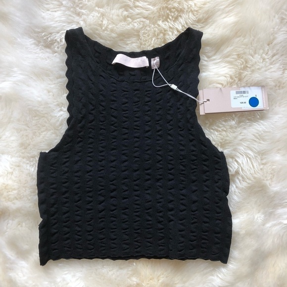 Keepsake The Label Black Aeroplane Cropped Top Small - Picture 3 of 7